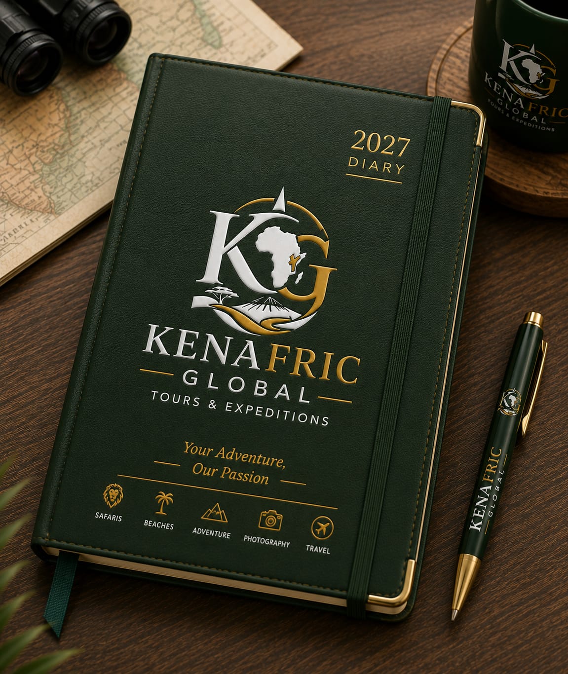 KENAFRIC GLOBAL 2027 Diary (Green)