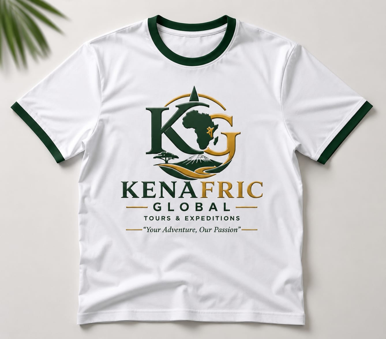 KENAFRIC GLOBAL Ringer Tee (Crest Print)